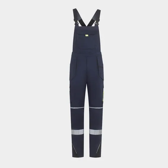 Delovne hlače z naramnicami BWOLF DRIFT REF, barva Navy, velikost L