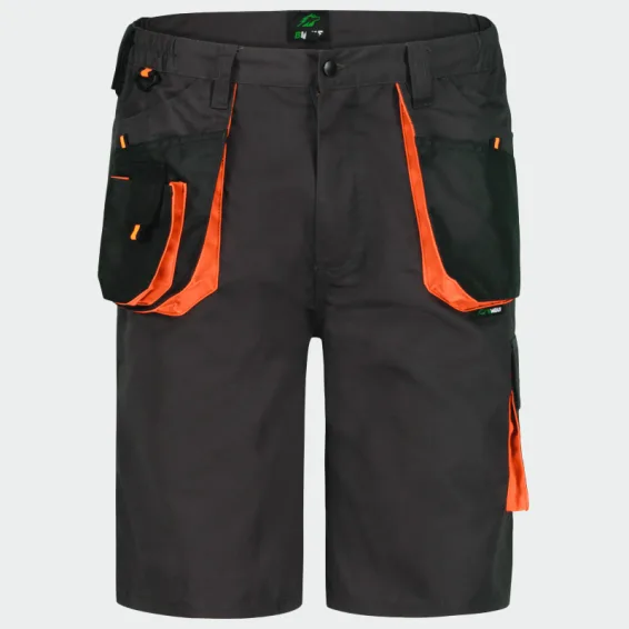 Delovne kratke hlače BWOLF ATLAS s, barva temno siva, velikost 3XL