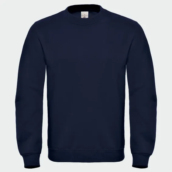 Majica z dolgimi rokavi iz kolekcije B&C, ID.202, temno modra barva, velikost 3XL