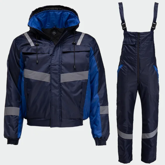 Zimski delovni komplet BWOLF ATOM, barva Navy
