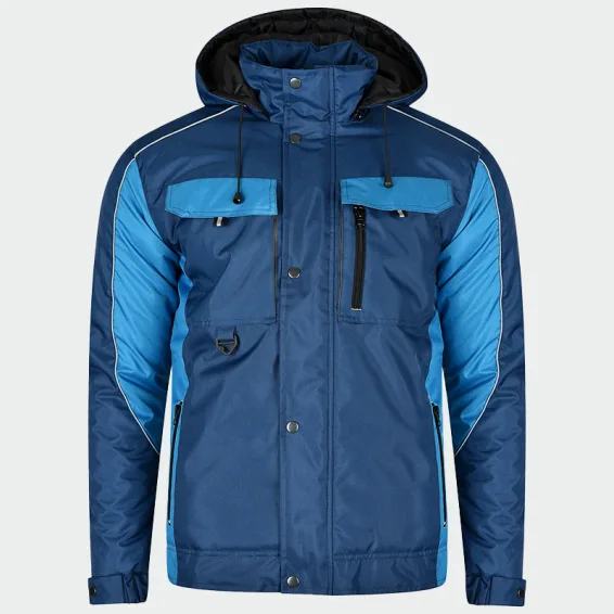Zimska delovna jakna BWOLF BRAVER, temno modra barva, velikost 4XL