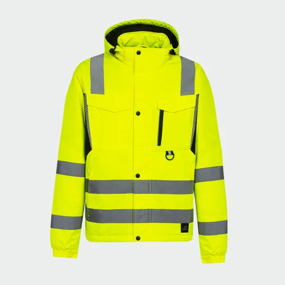 Odsevna jakna BWOLF DRIFT ICE HV, rumena barva, velikost 3XL