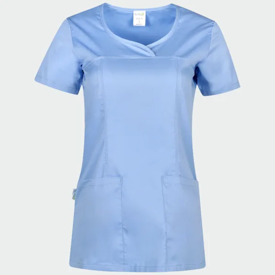 Operacijska bluzka Bwell INES, barva Medical Blue