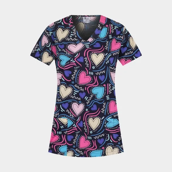 Majica s kratkimi rokavi Bwell BAMBINA z motivom »Forever Love«, velikost S