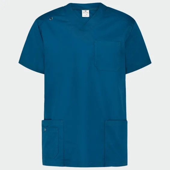 Bwell MARCO majica za operacijo, barva Caribbean Blue