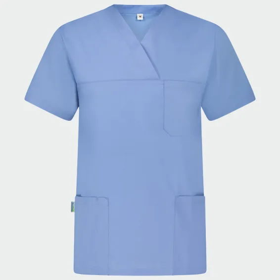 Operacijska bluzka Bwell ANGEL, barva Medical Blue, velikost L