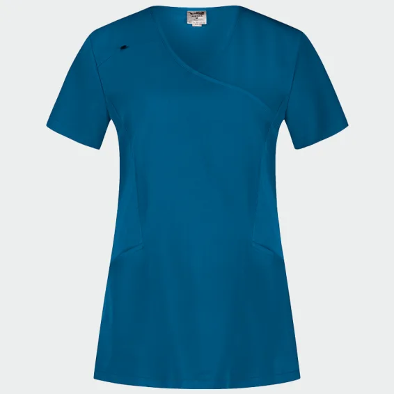 Bwell JUSTINA majica s kratkimi rokavi v barvi Caribbean Blue