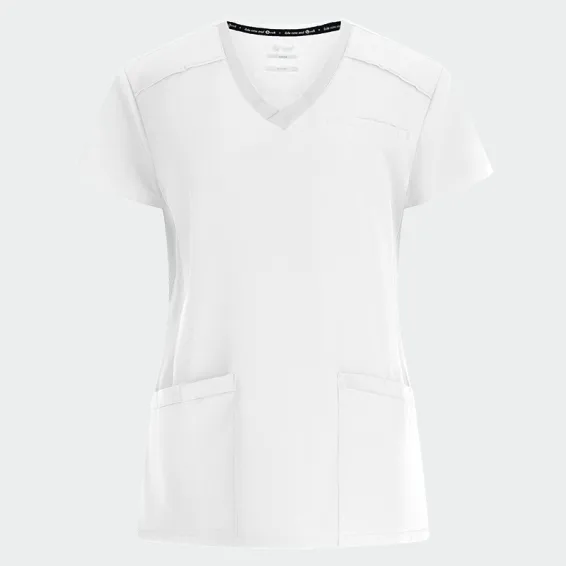 Bwell JULIA majica z dolgimi rokavi, bela barva