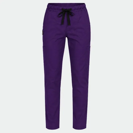 Scrub trousers Bwell DANTE  Eggplant color