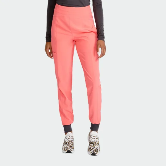 Hlače za športno vadbo CHEROKEE ALLURA CKA170, vzorec »Soft Pomegranate«, velikost M