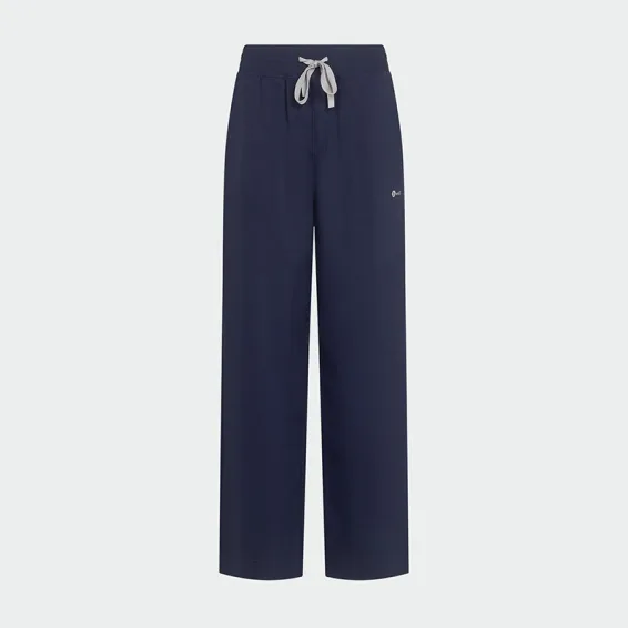 Hlače za čiščenje Bwell AURELIA Straight, temno modra barva, velikost XL