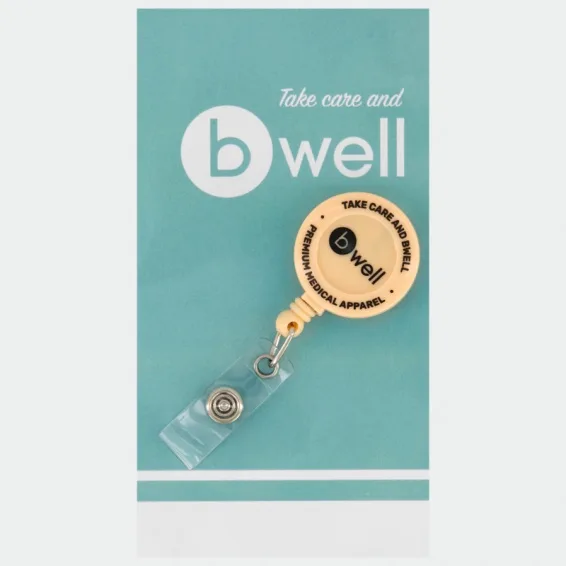 Nosilec za izkaznico Bwell BADGE, krem barva
