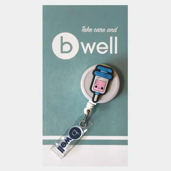 Badge holder Bwell BADGE  print Happymeter
