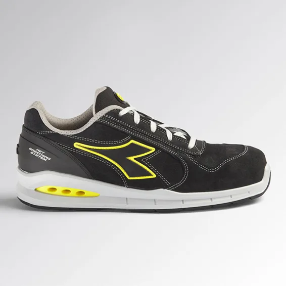 Nizki delovni čevlji s kapico za prste Diadora RUN NET AIRBOX Low S3, črni