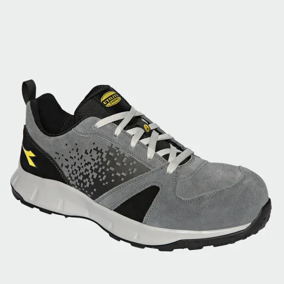 Nizki delovni čevlji s kapico za prste Diadora LITE Low S3S, siva barva