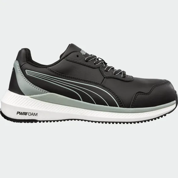 Nizki delovni čevlji s kapico za prste Puma ZOOM LOW S3S, črni