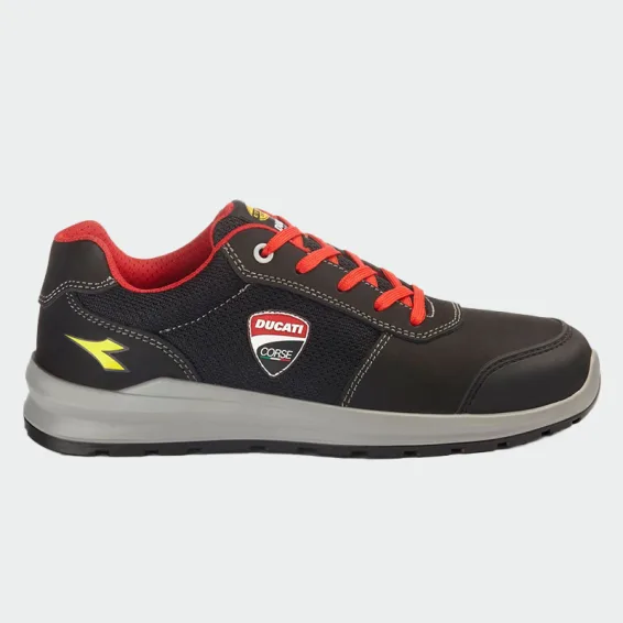 Nizki delovni čevlji s kapico na prstih Diadora SPEEDY RACE LOW S1PS, črna barva, velikost 47