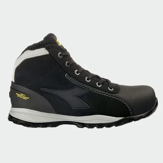 Delovni čevlji z zaščitno kapico Diadora GLOVE NET MID S3L, črni, velikost 48
