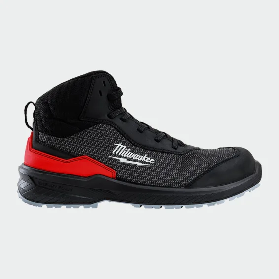 Delovni čevlji z zaščitno kapico MILWAUKEE FLEXTRED MID S1PS, črni