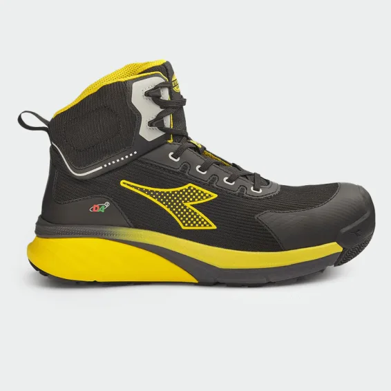 Delovni čevlji z zaščitno kapico Diadora VORTEX DA2 MID S3S, črni