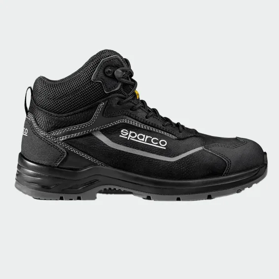 Delovni čevlji z zaščitno kapico Sparco INDY-H OSCAR MID S3S, črni