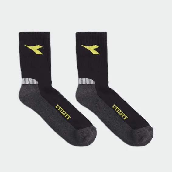 Nogavice Diadora D COTTON, črne barve