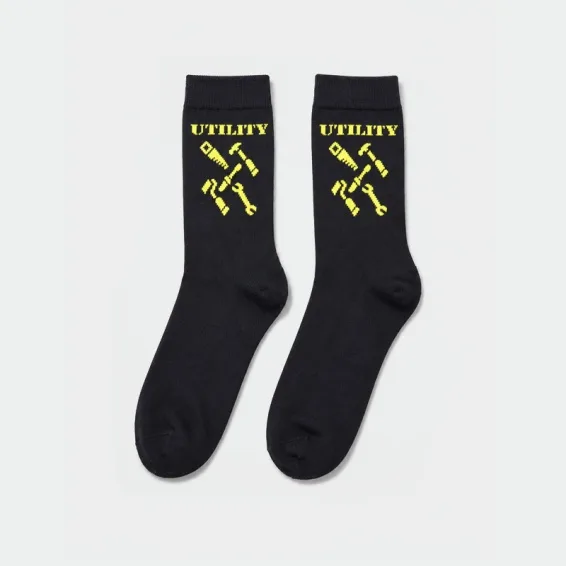 Nogavice Diadora UTILITY, črne barve