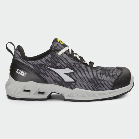 Nizki delovni čevlji s kapico za prste Diadora SHARK STABLE IMPACT LOW S1PS, črni