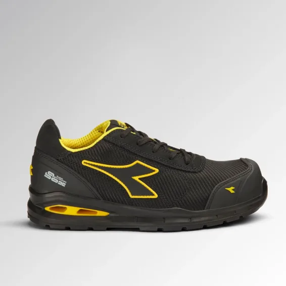 Nizki delovni čevlji s kapico na prstih Diadora RUN A.BOX CBF LOW S3S, črni