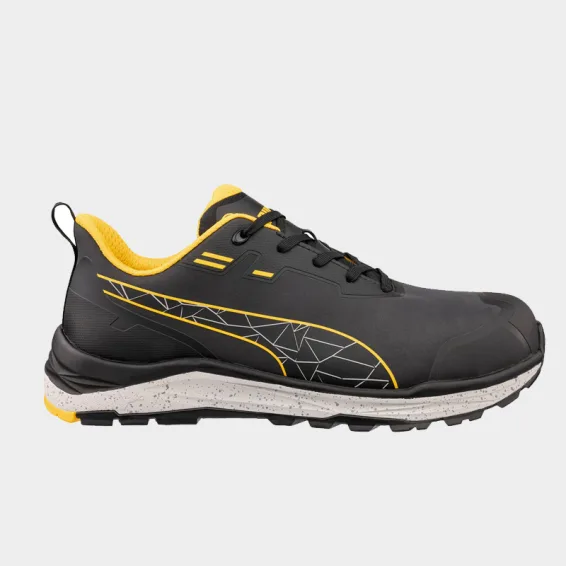 Nizki delovni čevlji s kapico za prste Puma XPLORE LOW S3S, črni