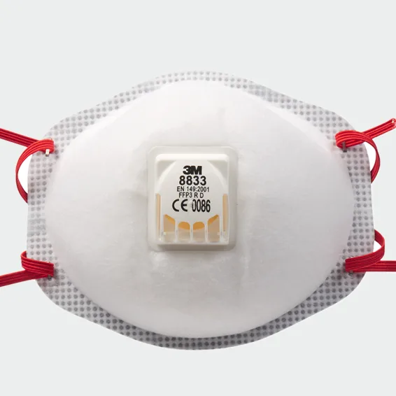 Enkratna maska FFP3 z ventilom 3M™ 8833 P3V