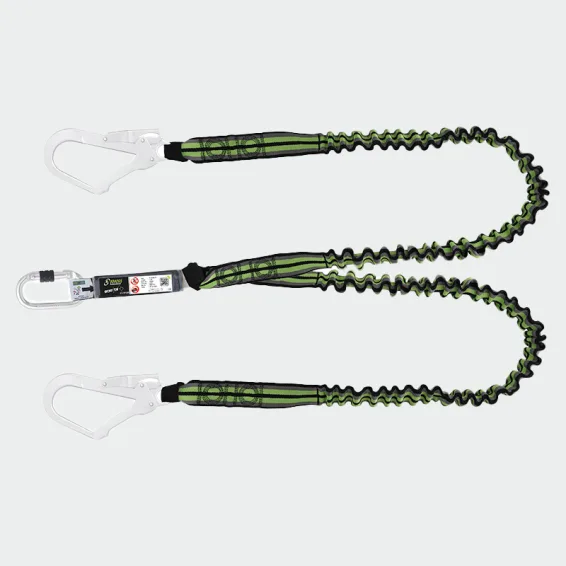 Vrvica za varnostni pas z absorpcijo energije Kratos KR FA3080015, zelena barva