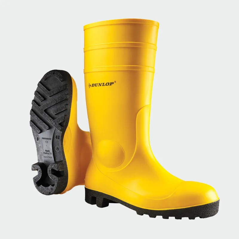 Delovni čevlji Dunlop PROTOMASTOR Y, rumene barve