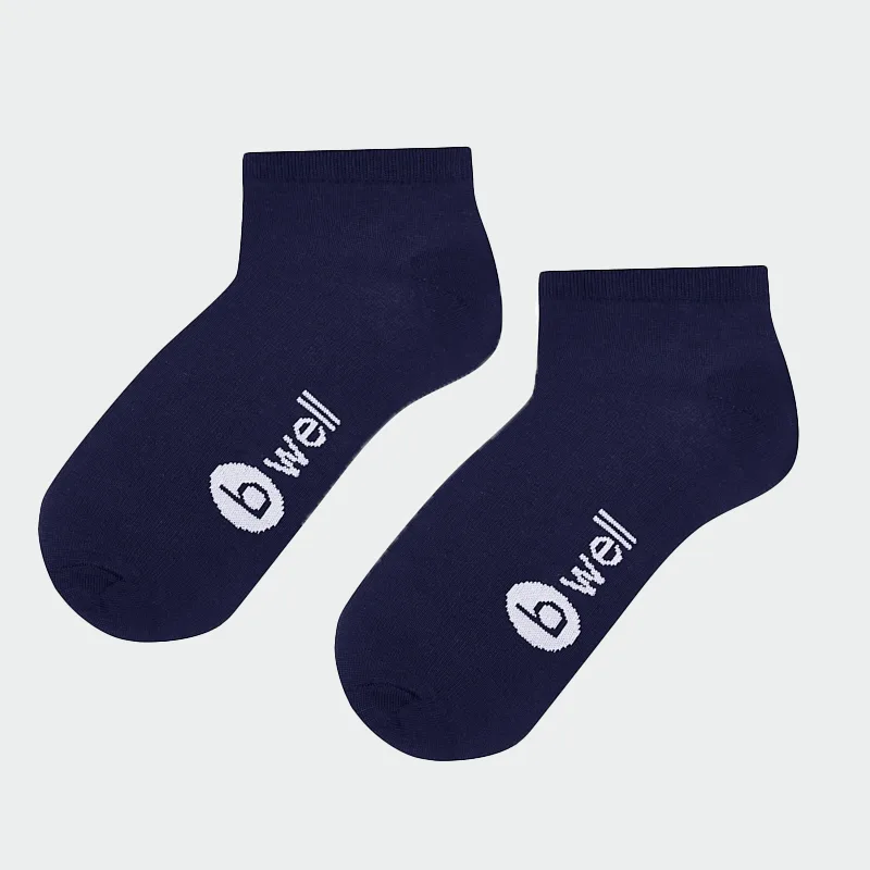 Nogavice Bwell DELIGHT, temno modra barva, velikost 35–38