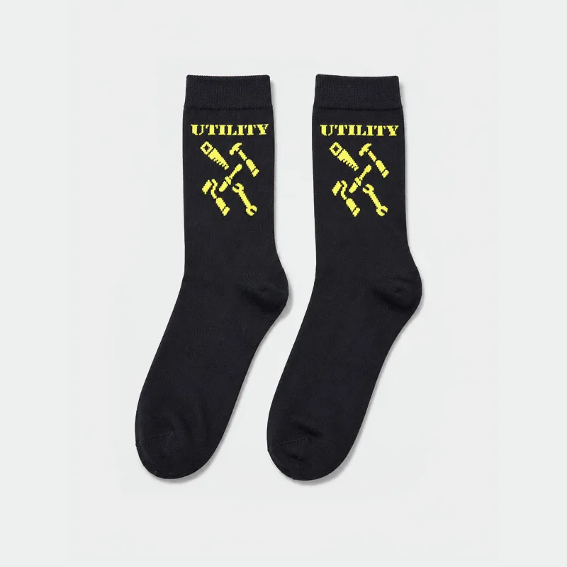 Nogavice Diadora UTILITY, črne barve