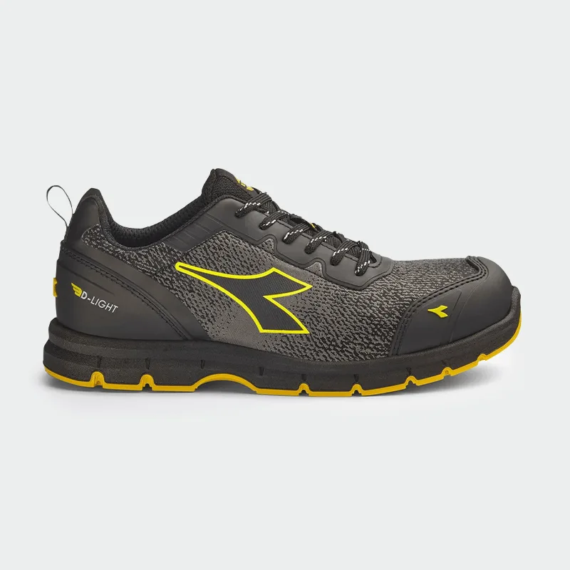 Nizki delovni čevlji s kapico na prstih Diadora RUN ATOM EVO LOW S3S, siva barva