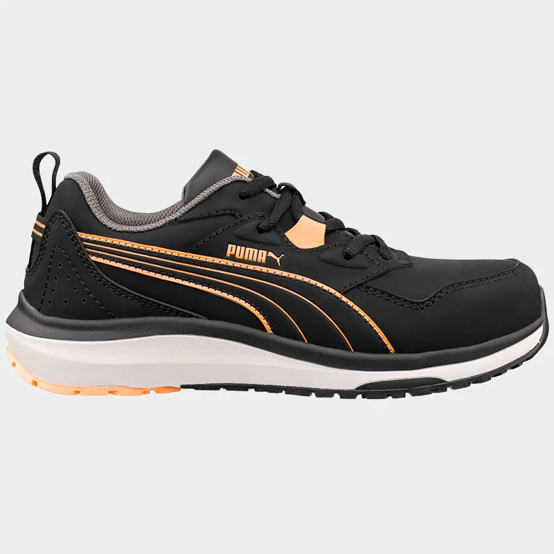 Nizki delovni čevlji s kapico za prste Puma STEPPER LOW S3S, črni
