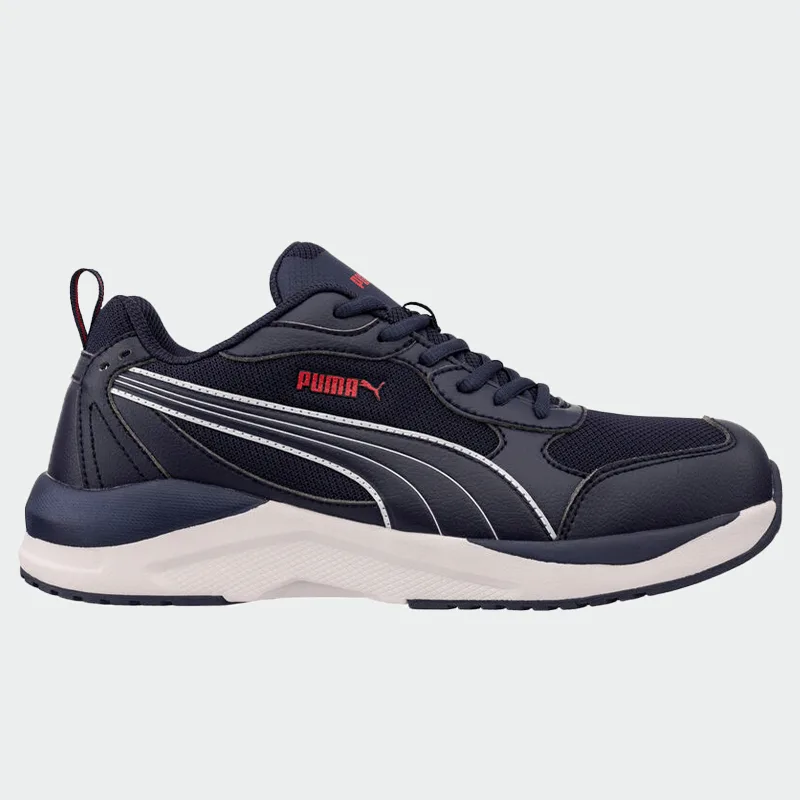 Nizki delovni čevlji s zaščitno kapico Puma SHIFT LOW S1PS, modra barva