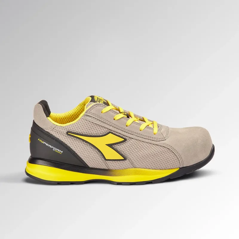Nizki delovni čevlji s kapico za prste Diadora GLOVE HYPERFORM LOW S1PS, barva temno siva