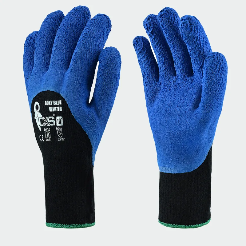 Lateksne rokavice CXS HUSKY, črne barve, velikost 10