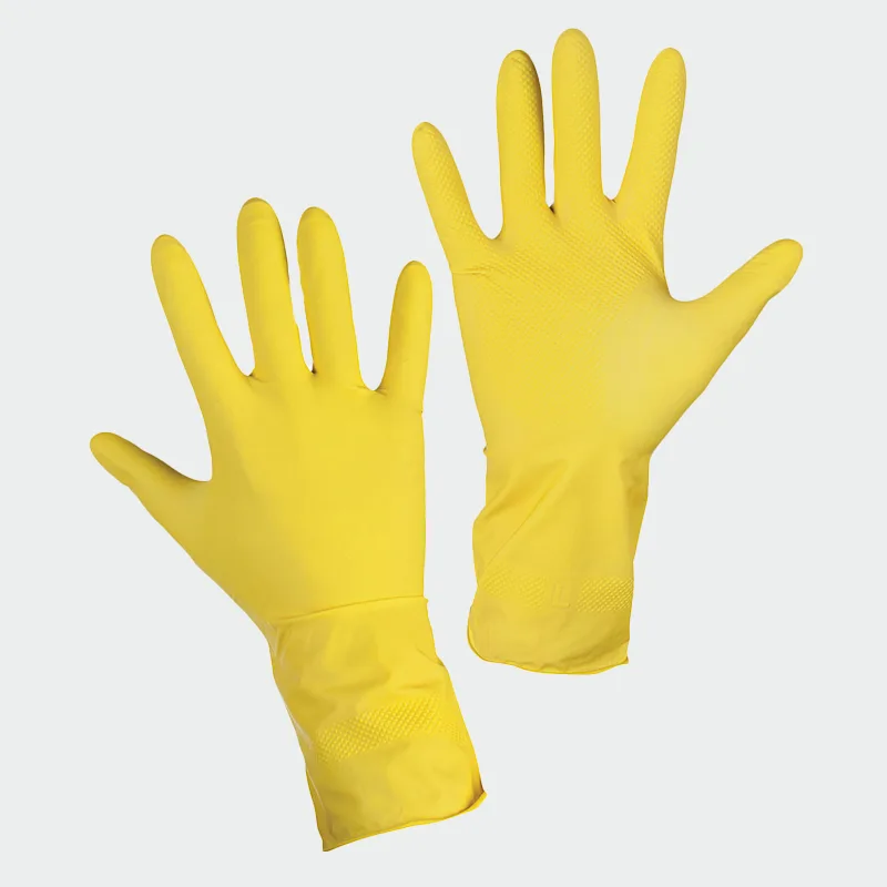 Gumijaste rokavice LEMON, rumene barve, velikost XL