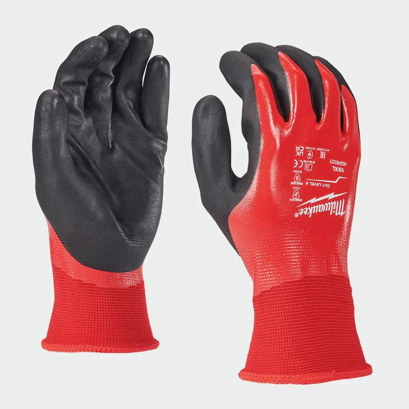 Rokavice, odporne proti prerezom, MILWAUKEE M FD CUT A, rdeče barve