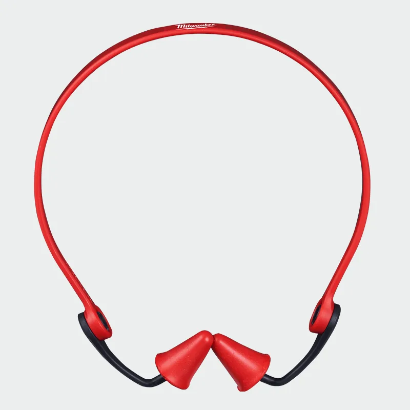 Ušesni čepki MILWAUKEE M BANDED EAR PLUGS  Rdeča barva