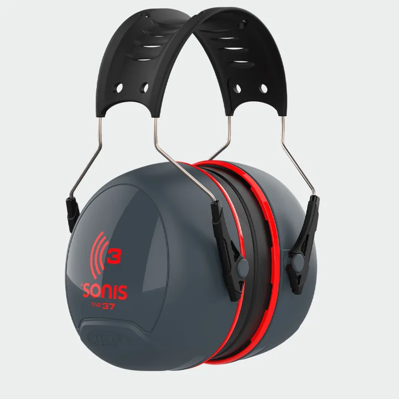 Ušesni pokrovi 37 dB JSP SONIS®3, temno siva barva