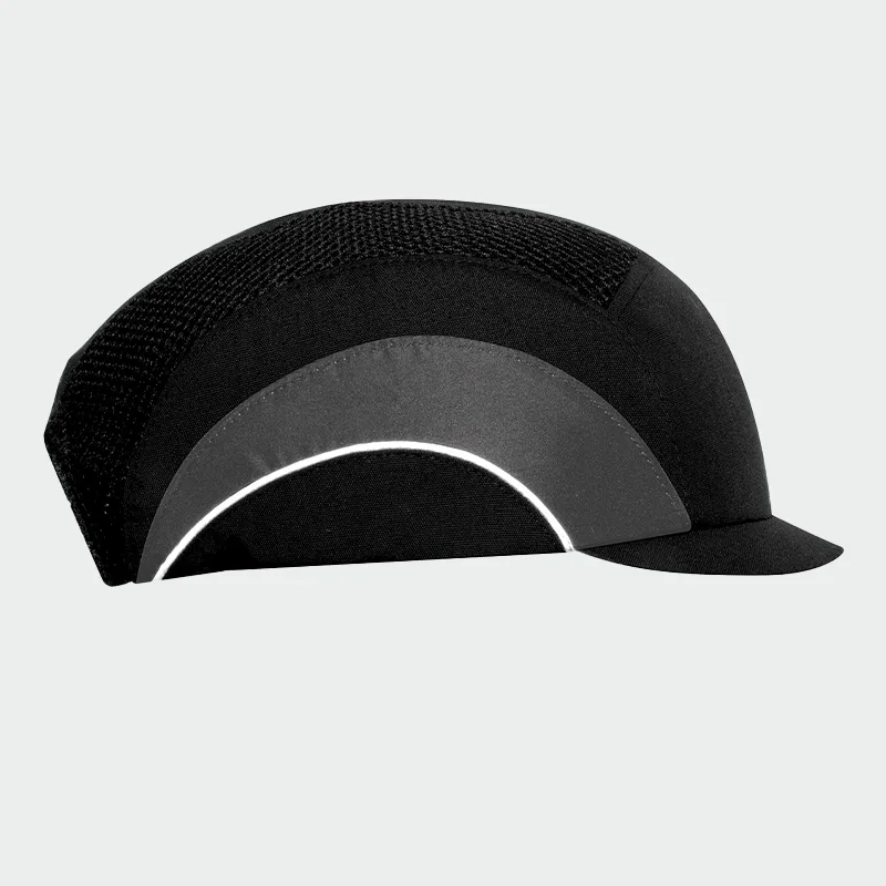 Zaščitna kapa JSP HARDCAP™ A1+ – 2,5 cm ščitnik  Črna barva