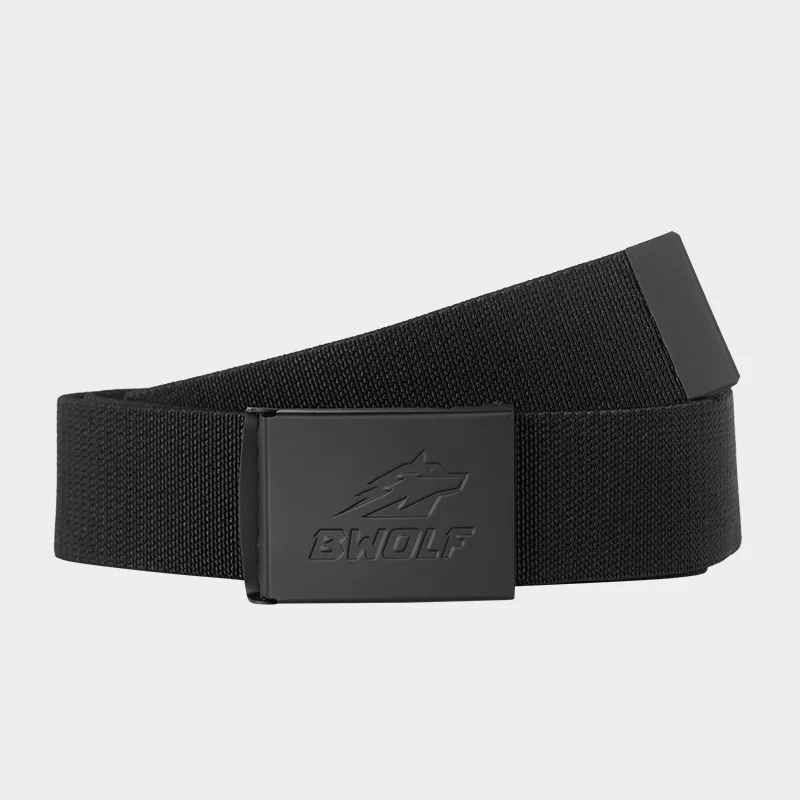 Tekstilni pas BWOLF ZANE, črne barve, velikost 135 cm