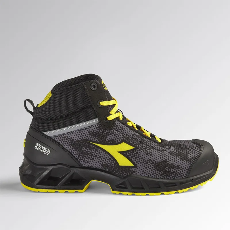 Delovni čevlji z zaščitno kapico Diadora SHARK STABLE IMPACT Mid S3, črni